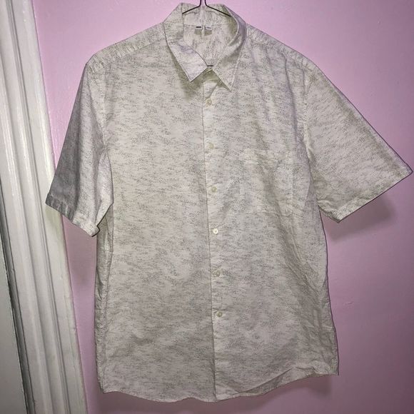Uniqlo Men Short Sleeve Button Down - Picture 1 of 6